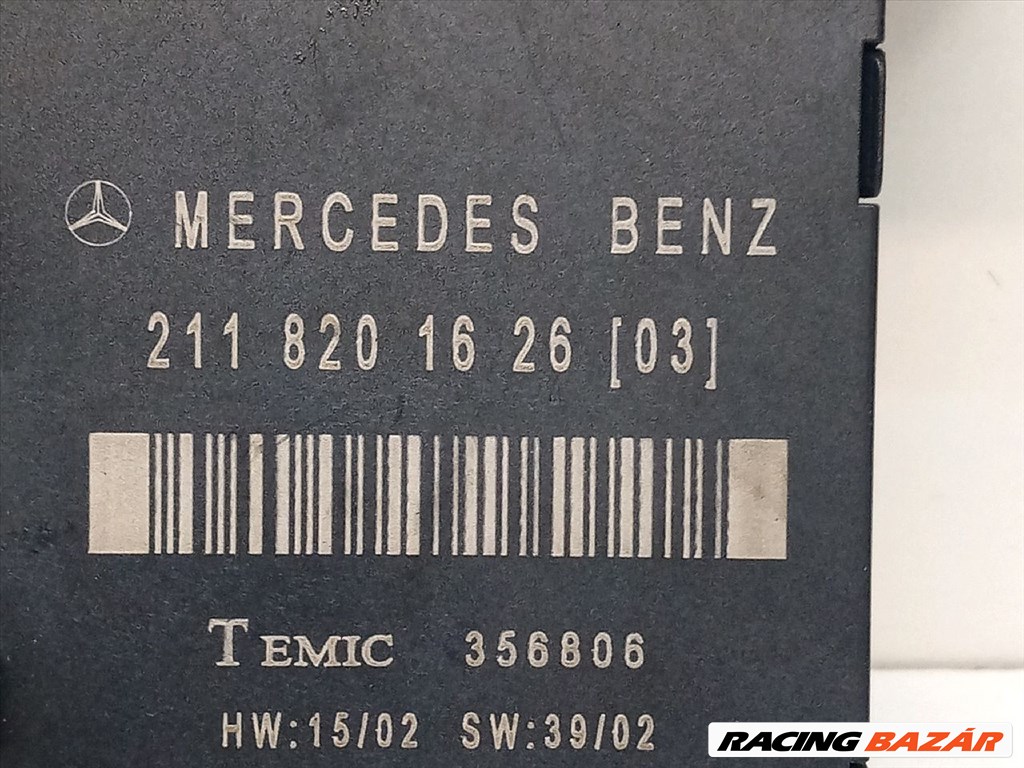 MERCEDES-BENZ E-CLASS Jobb hátsó Ajtó Vezérlőegység mercedes2118201626[03] 3. kép